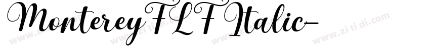 MontereyFLF Italic字体转换
